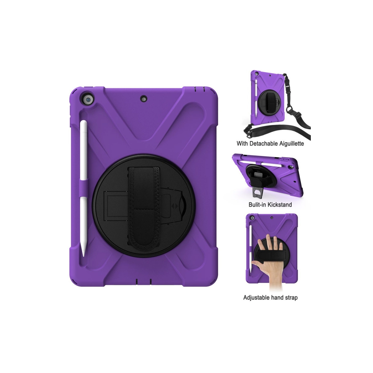 Newface Apple İpad 5 Air 9.7 Kılıf Amazing Tablet Kapak - Mor