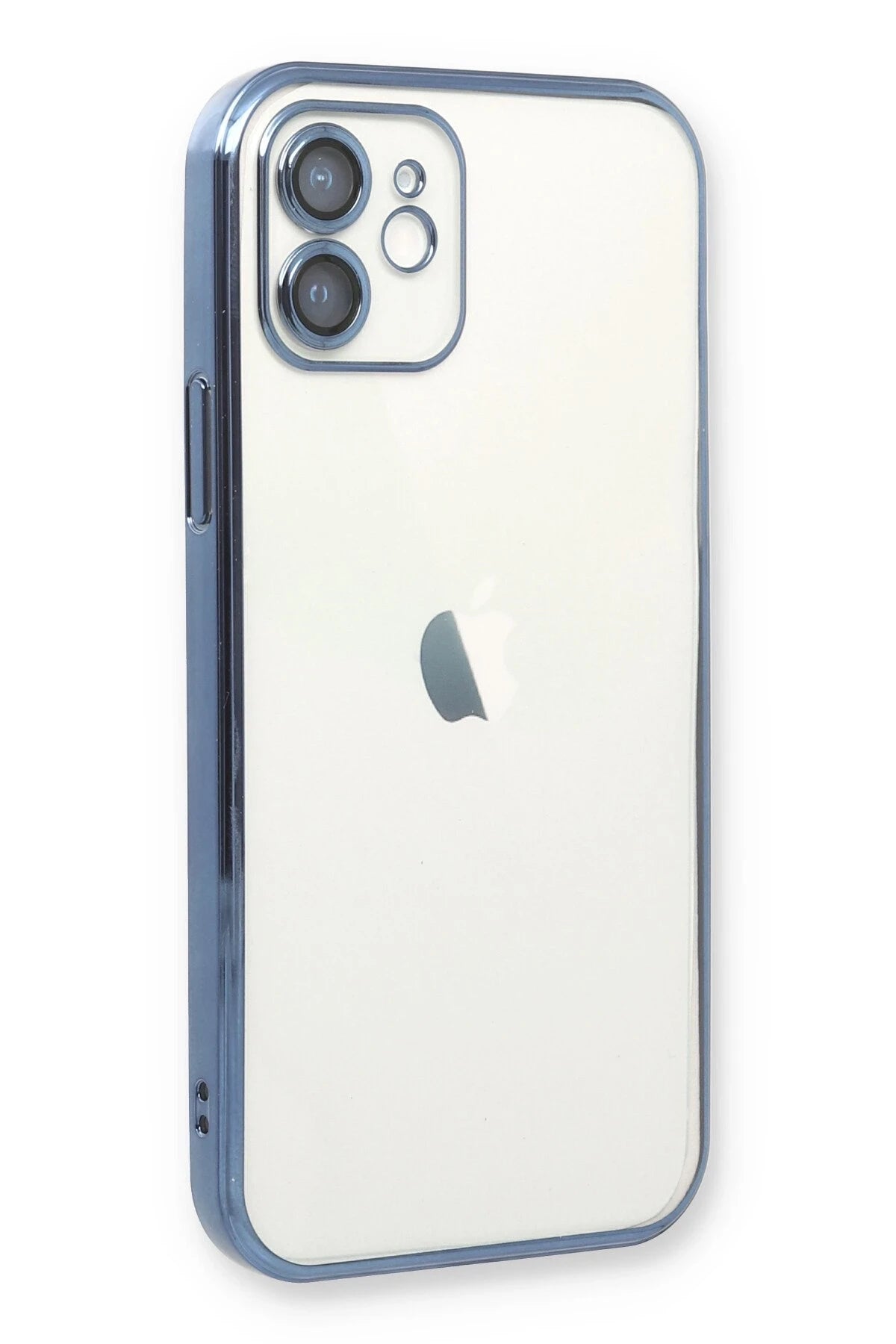 Newface Apple iPhone 11 Kılıf Razer Lensli Silikon - Açık Mavi