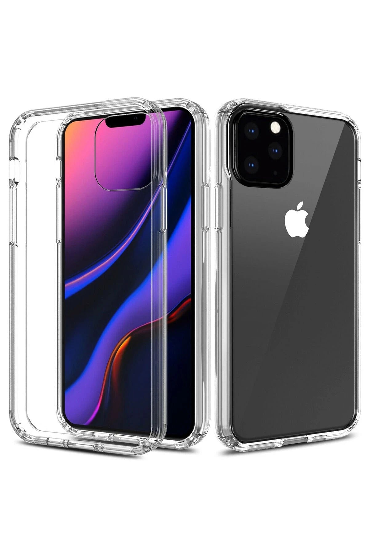 Newface Apple iPhone 11 Pro Max Kılıf Lüx Şeffaf Silikon