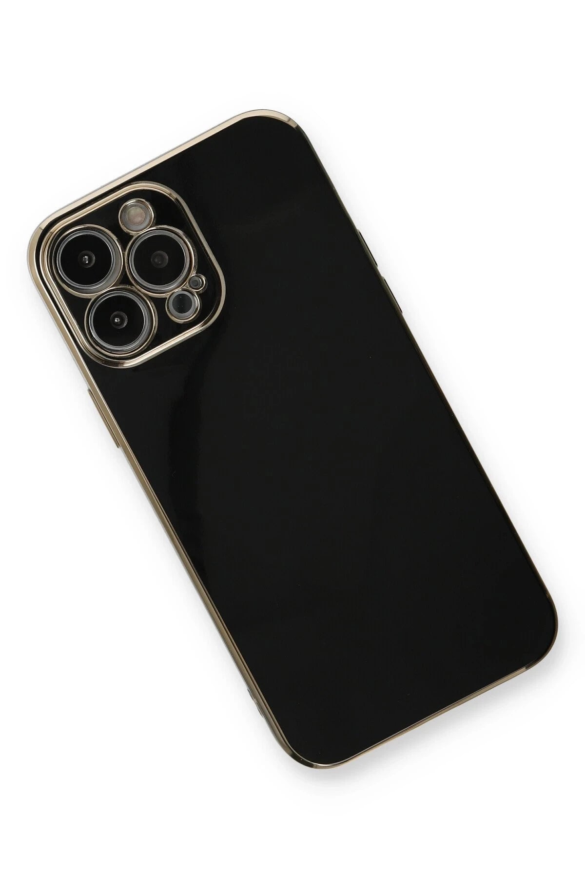 Newface Apple iPhone 13 Pro Max Kılıf Volet Silikon - Siyah