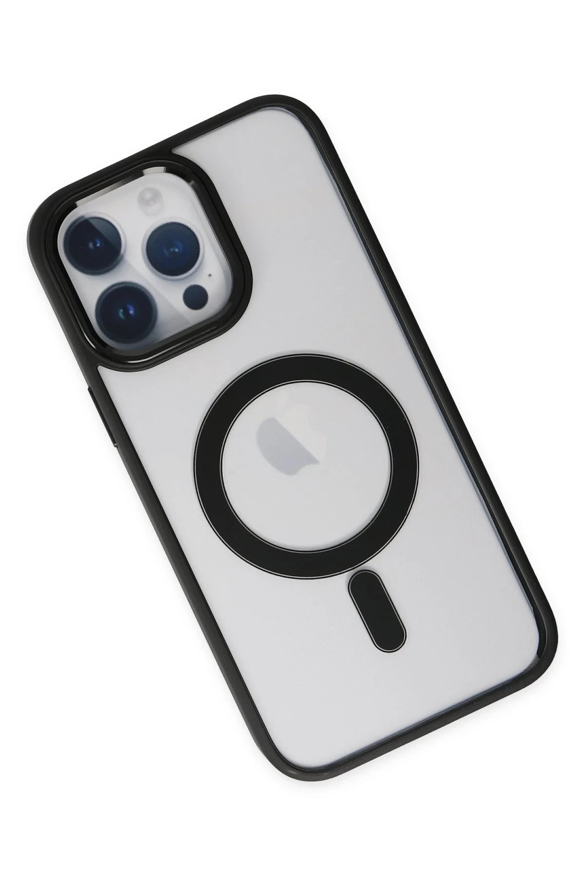 Newface Apple iPhone 14 Pro Kılıf Room Magneticsafe Silikon - Siyah