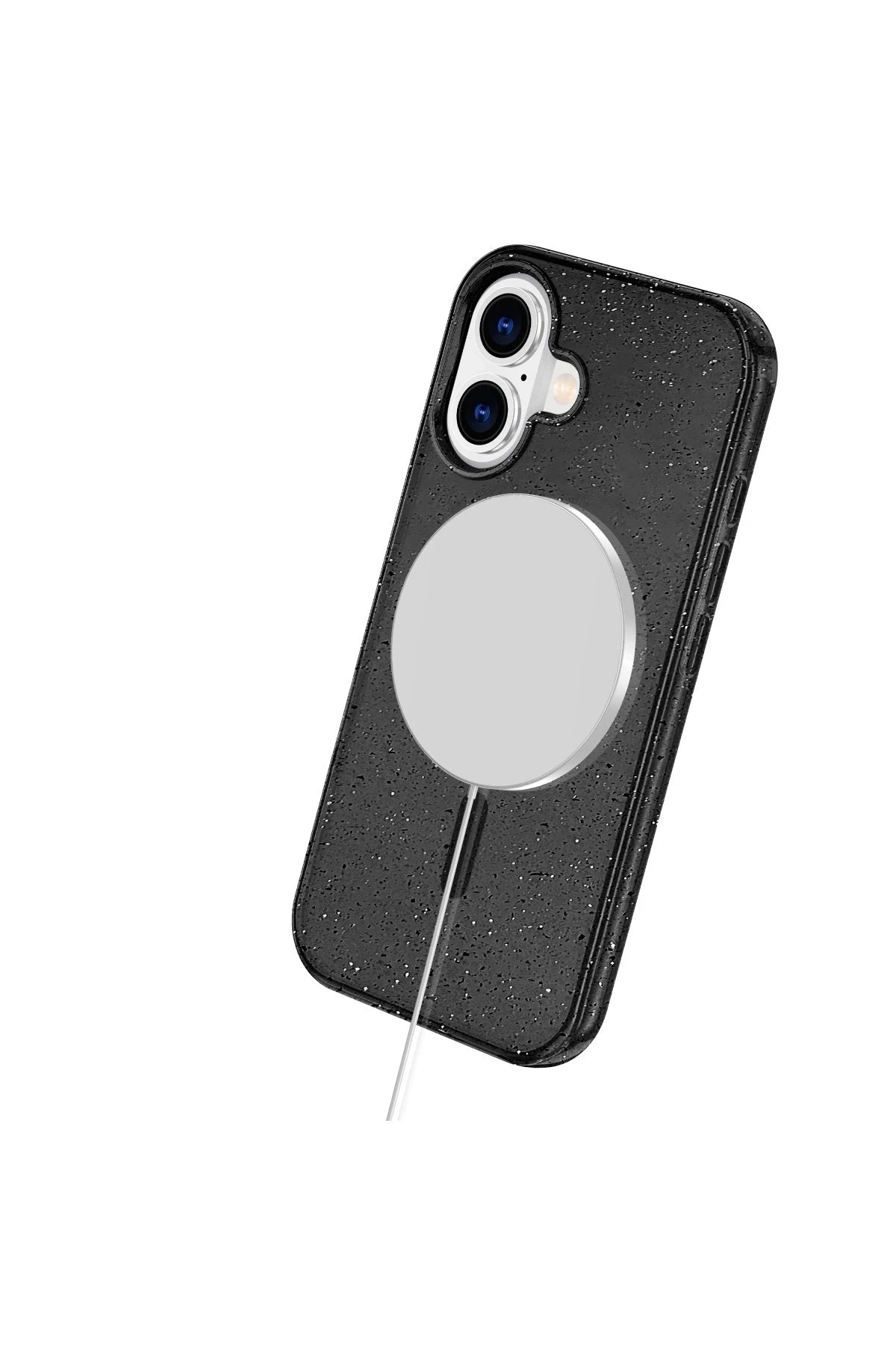 Newface Apple iPhone 16 Plus Kılıf Star Magsafe Kapak - Siyah