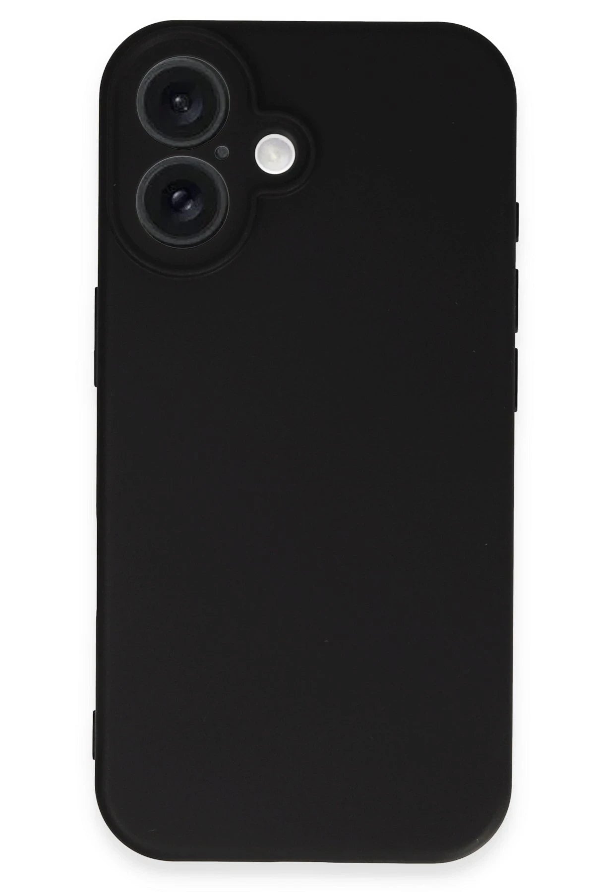 Newface Apple iPhone 16 Plus Kılıf Nano içi Kadife Silikon - Siyah