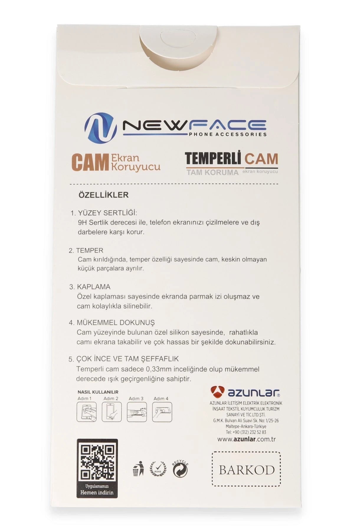 Newface Apple iPhone 16 Pro 3D Antistatik Hayalet Cam Ekran Koruyucu