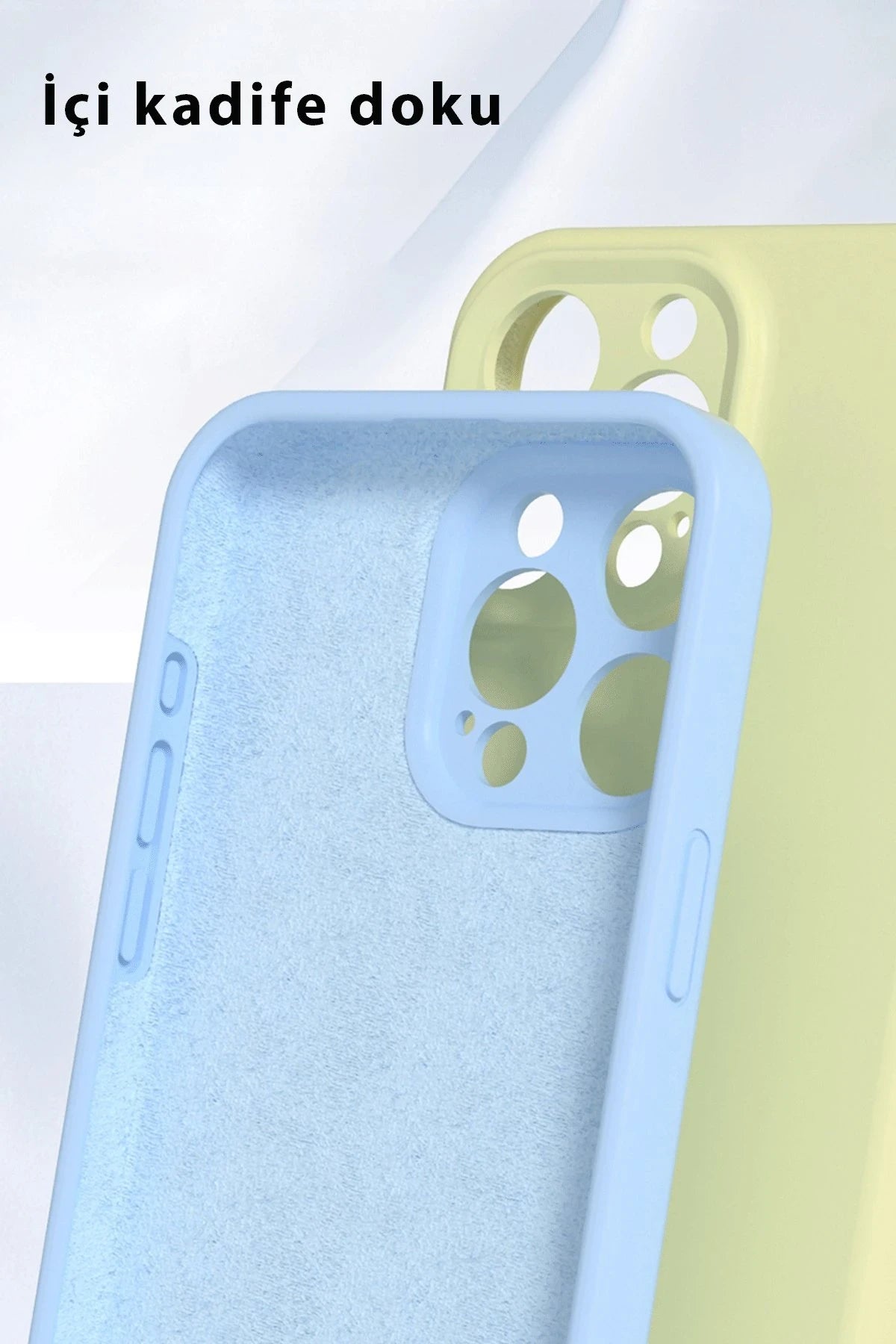 Newface Apple iPhone 16 Pro Kılıf Nano içi Kadife Silikon - Siyah