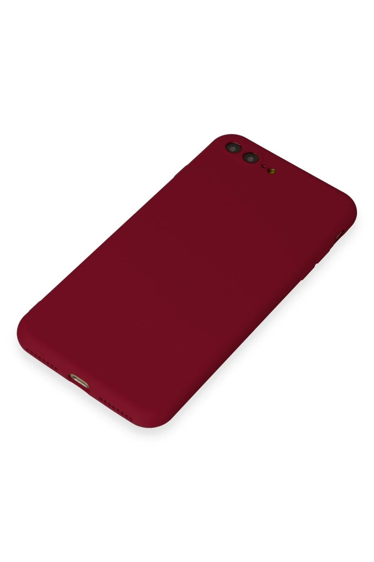 Newface Apple iPhone 7 Plus Kılıf First Silikon - Bordo
