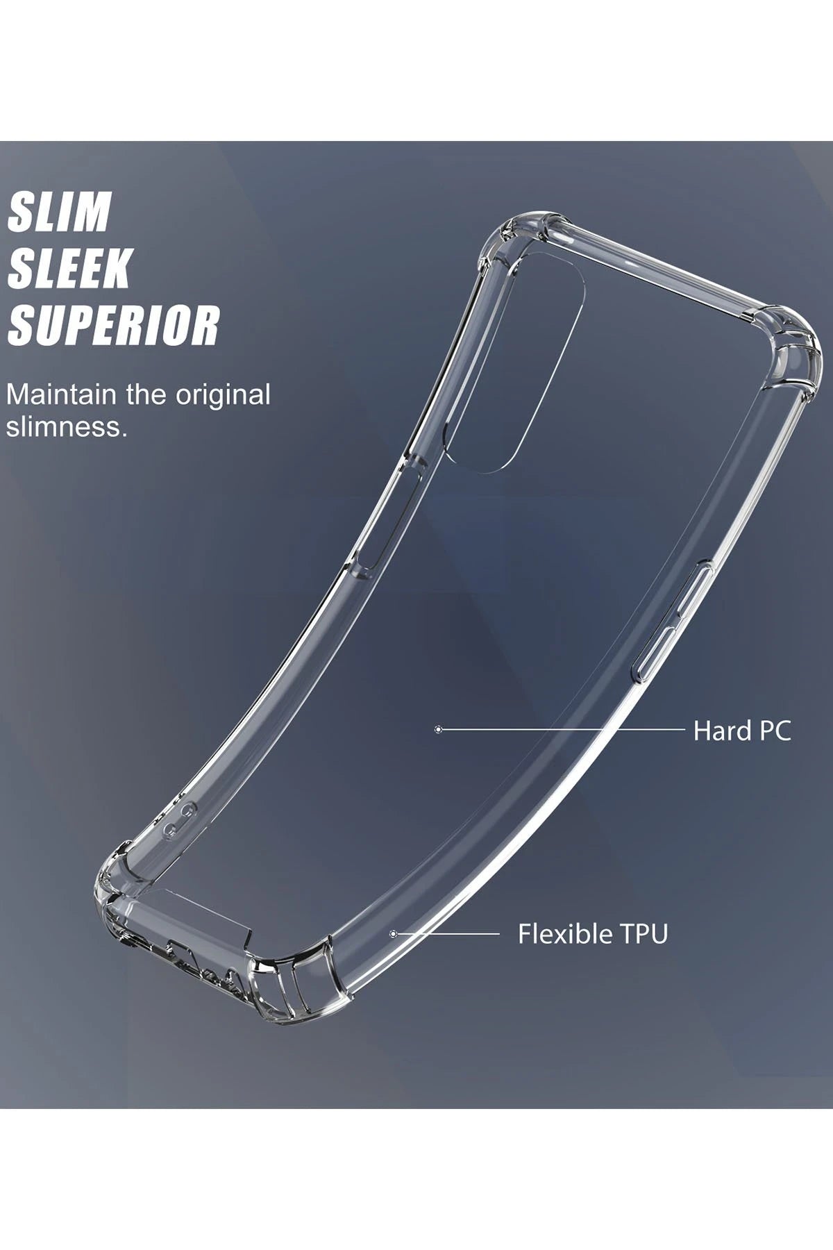 Newface Realme 7 Kılıf Olex Tpu Silikon - Şeffaf