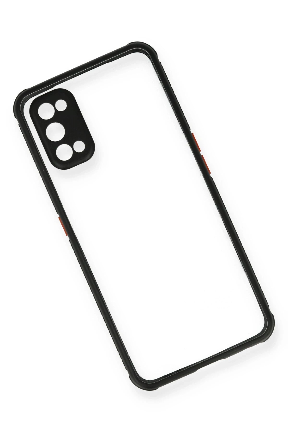 Newface Realme 7 Pro Kılıf Miami Şeffaf Silikon - Siyah