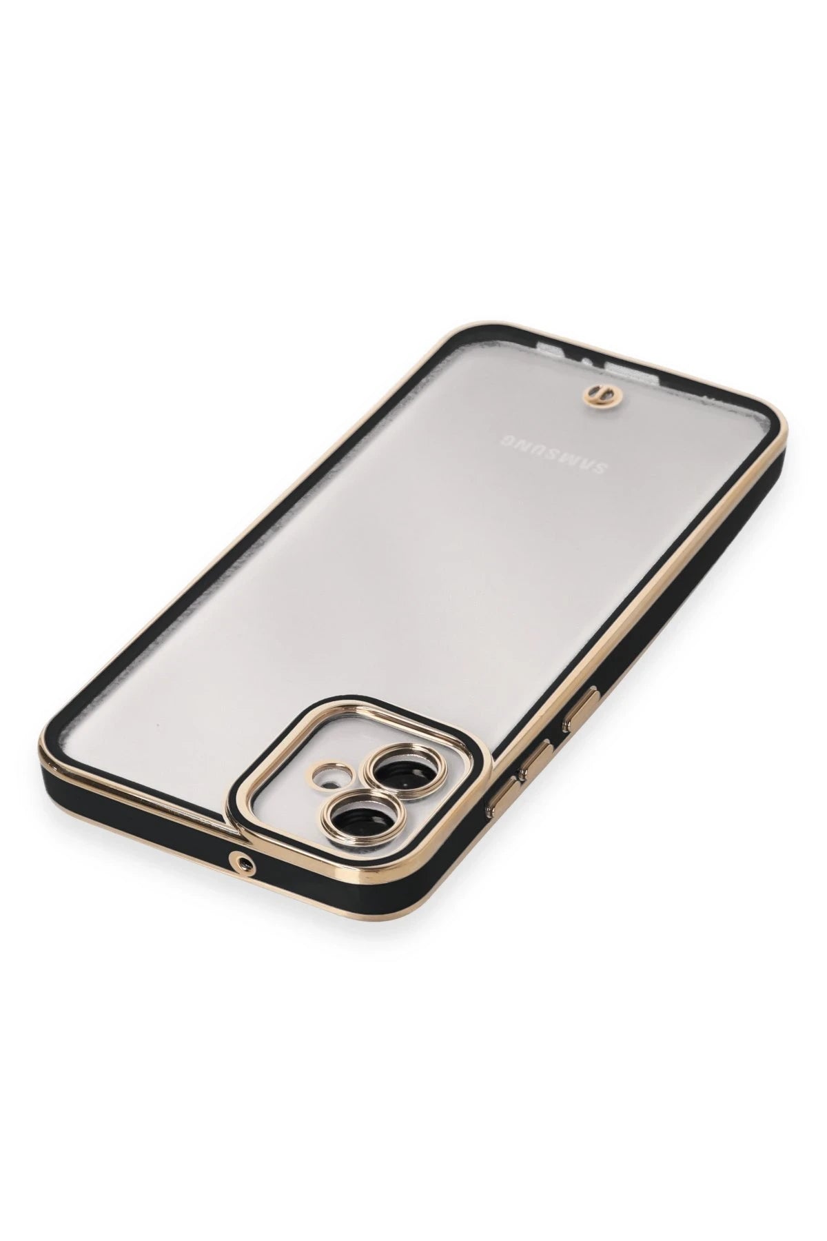 Newface Samsung Galaxy A04E Kılıf Liva Lens Silikon - Siyah