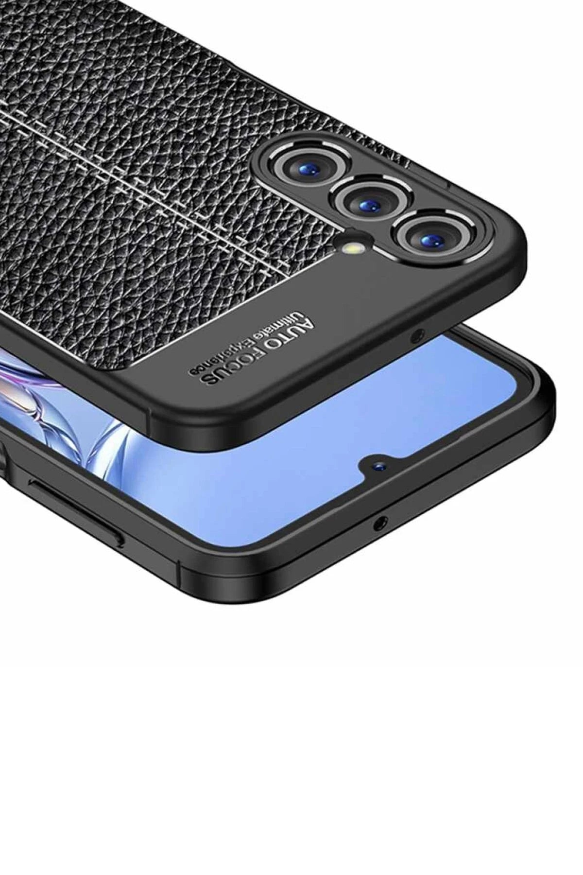 Newface Samsung Galaxy A05S Kılıf Auto Focus Kapak - Siyah