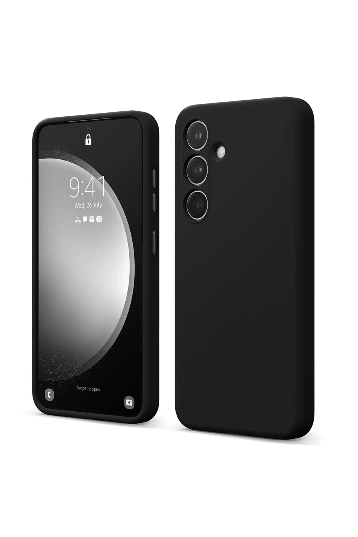Newface Samsung Galaxy A14 4G Kılıf First Silikon - Siyah