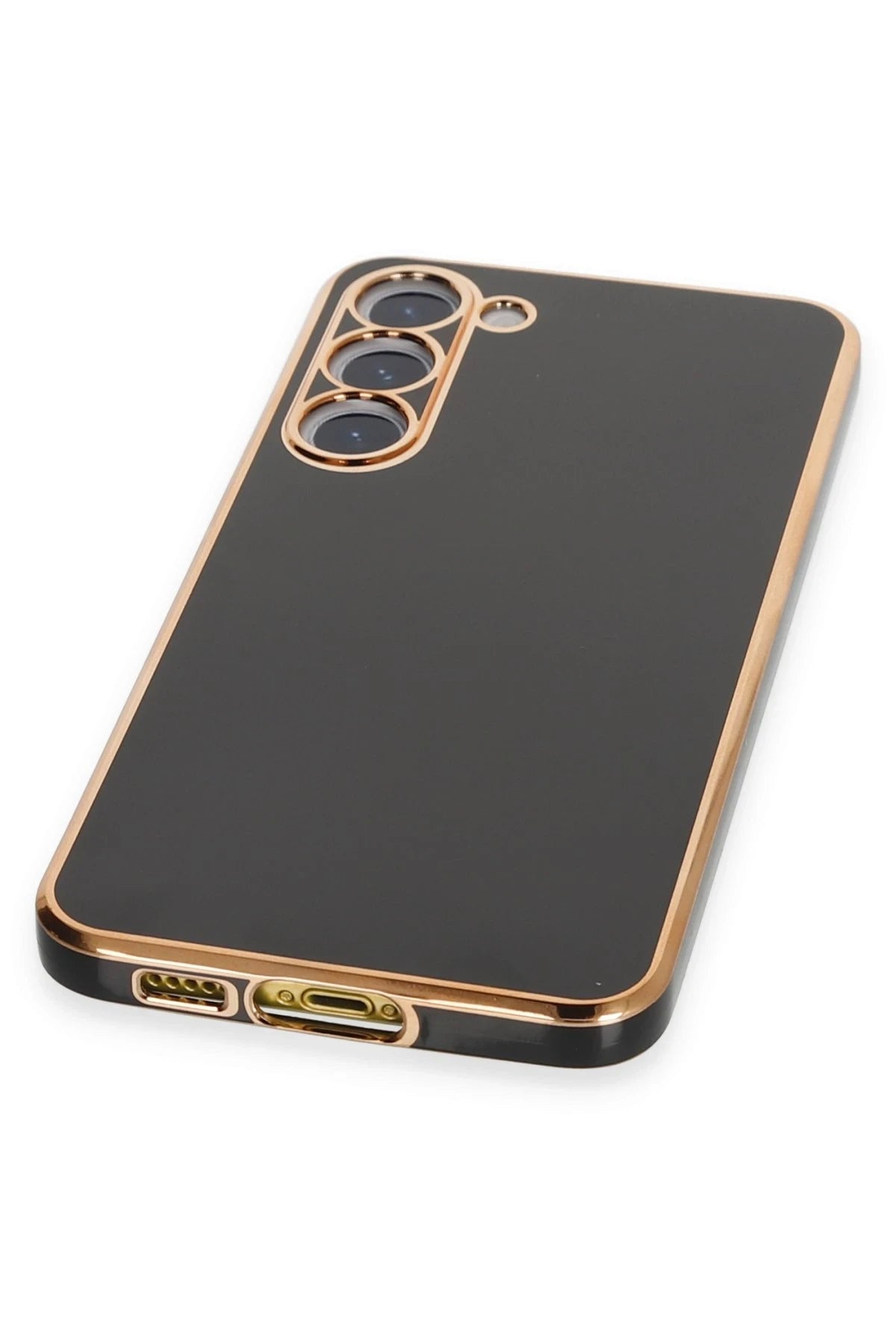 Newface Samsung Galaxy S23 Plus Kılıf Volet Silikon - Siyah