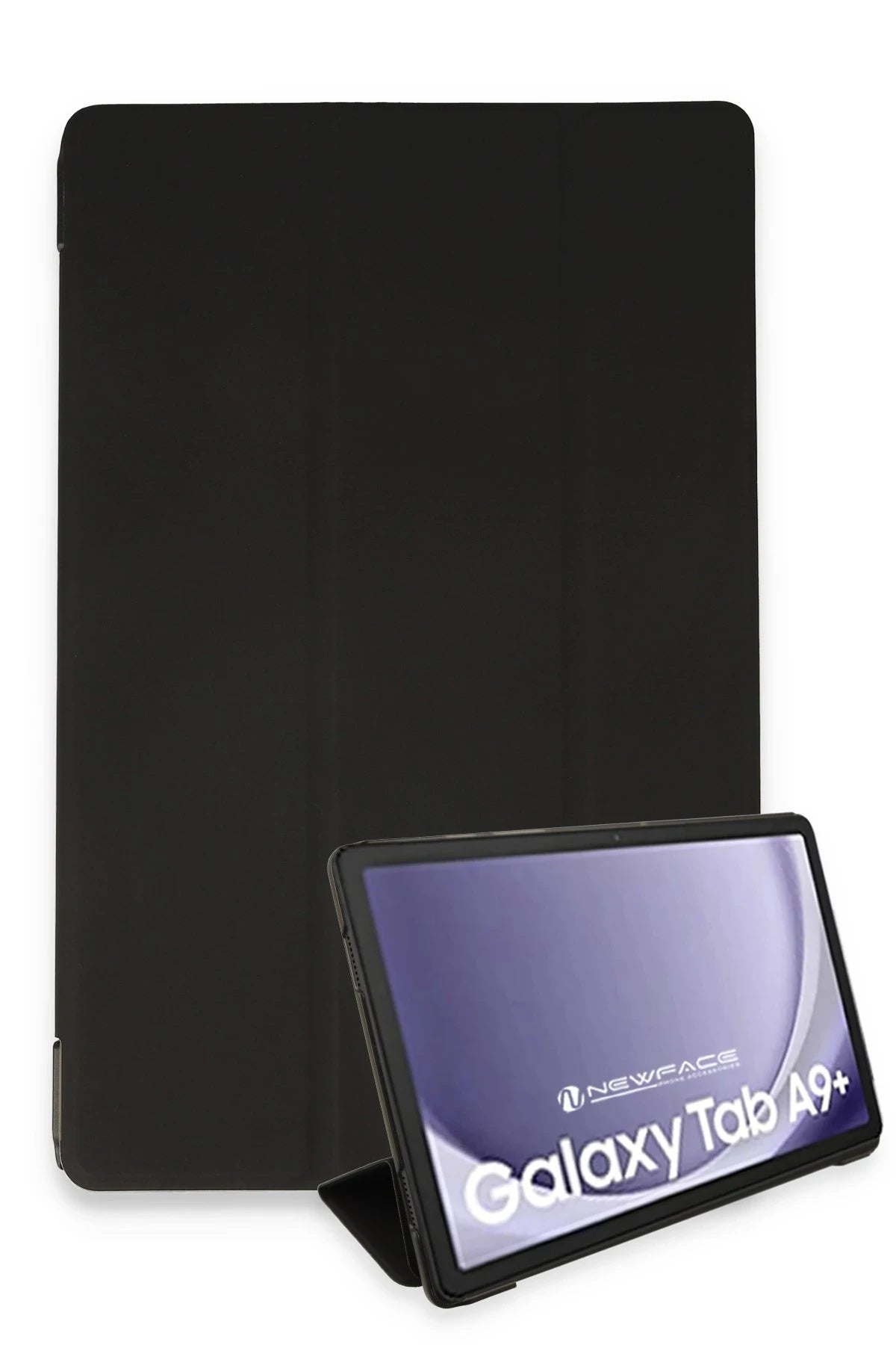 Newface Samsung Galaxy Tab A9 Plus Kılıf Tablet Smart Kılıf - Siyah