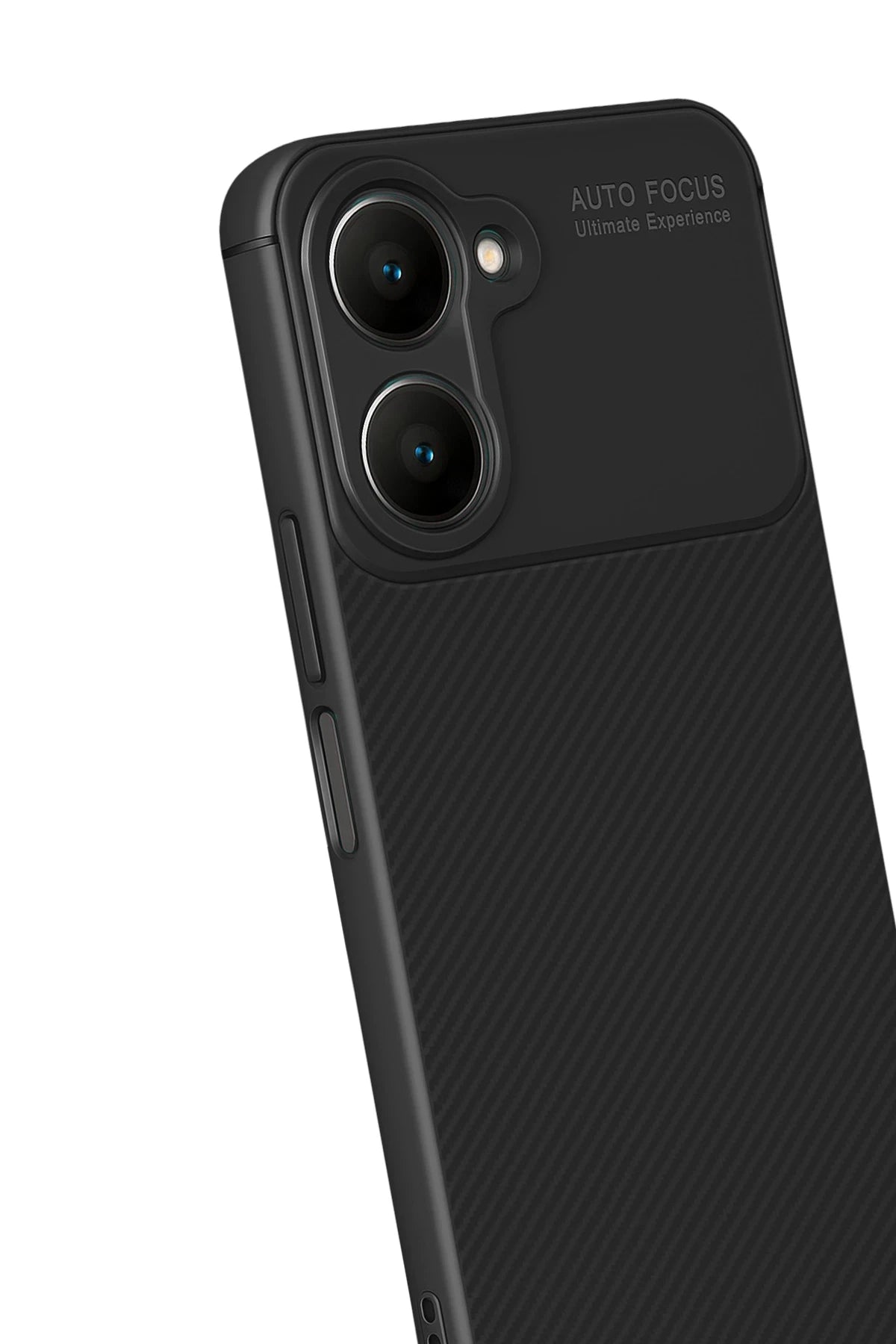 Newface Vivo Y18 Kılıf Auto Focus Karbon Kapak - Siyah