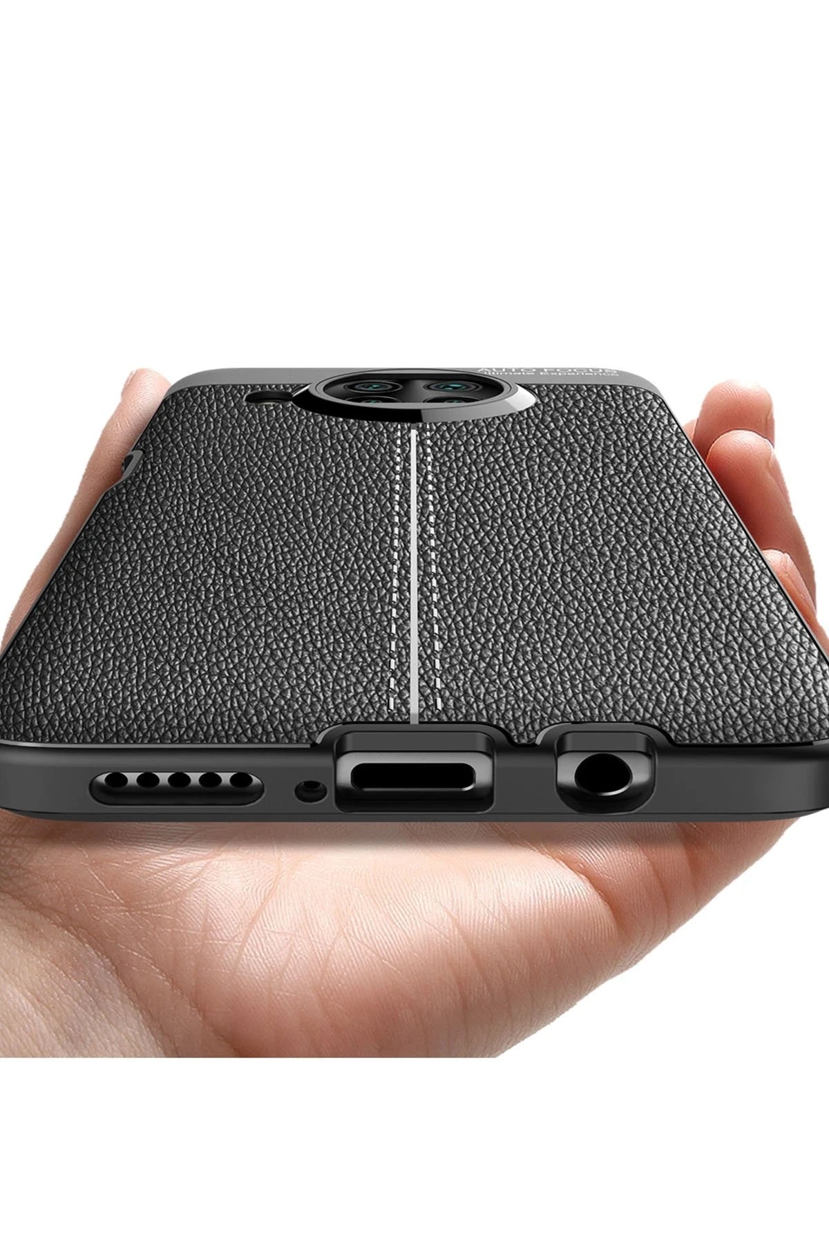 Newface Xiaomi Mi 10T Lite Kılıf Auto Focus Kapak - Siyah