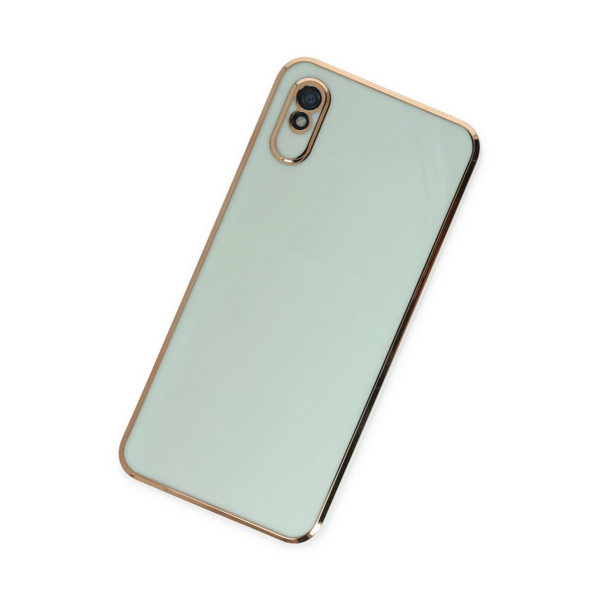 Newface Xiaomi Redmi 9a Kılıf Volet Silikon - Açık Yeşil