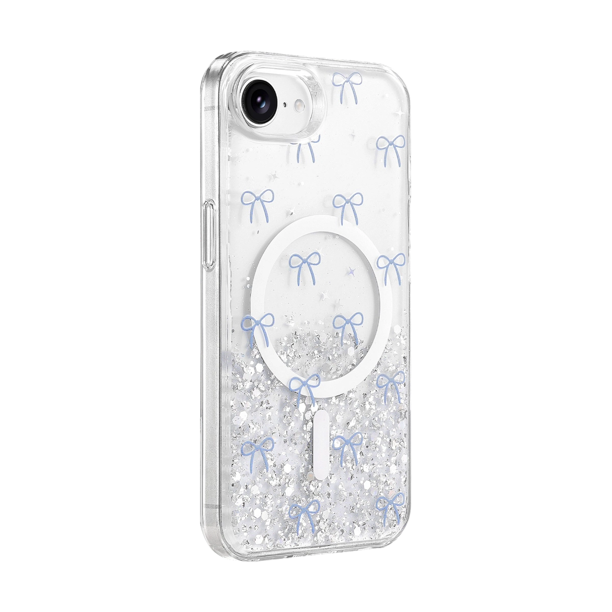 Onegif İphone 17e Misk Simli Magsafe Kapak - Desen 3
