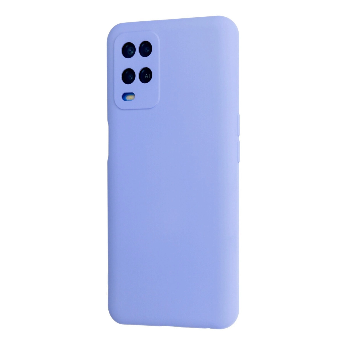 Oppo A54 4g Kılıf Nano İçi Kadife Silikon - Lila