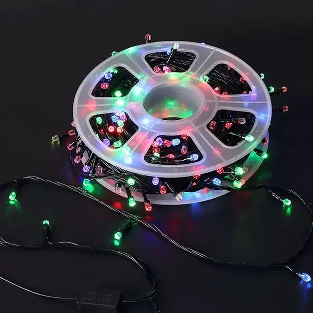 Renkli Vip Profesyonel 25 Metre Renkli LED Işık 220V Fişli Renkli (5643)