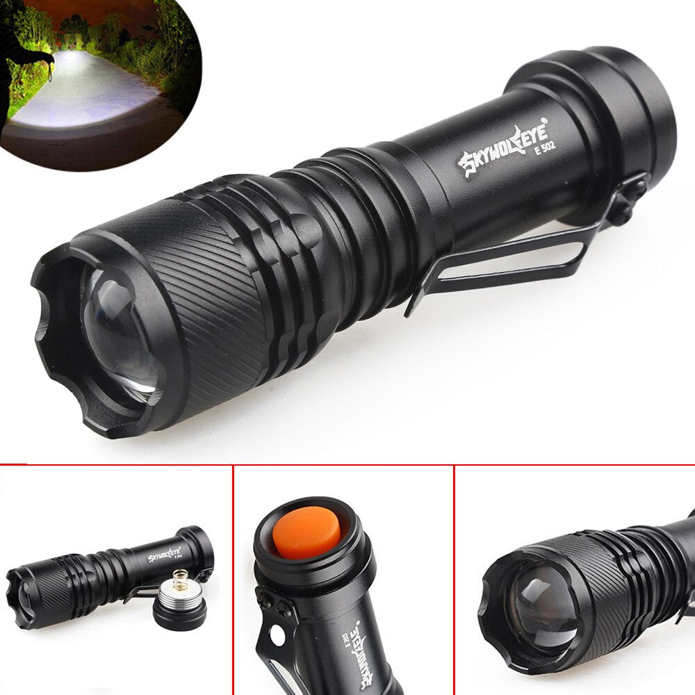 Şarjlı Mini Led El Feneri Cree Led 500 Lumens (5643)