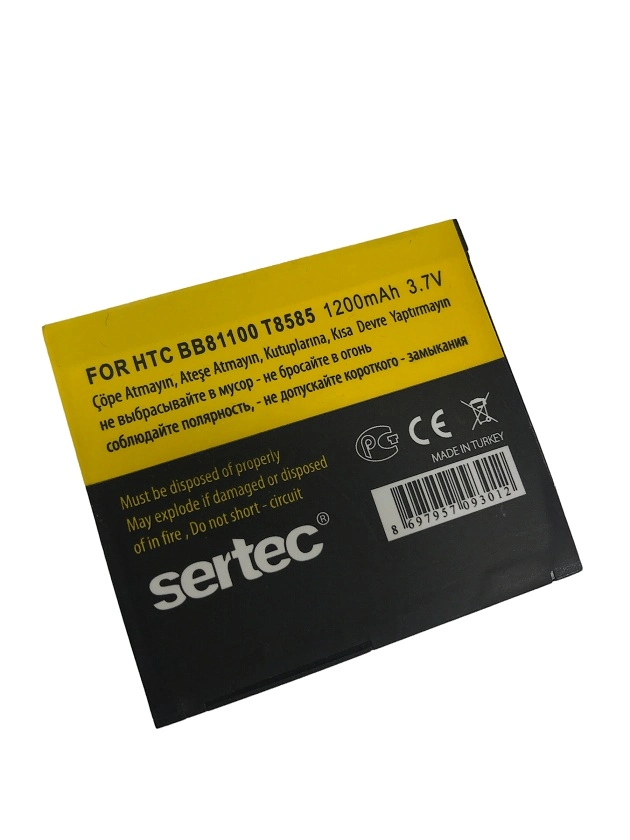 Sertec - Htc T8585 Hd 2 Leo 100 / Bb81100 Uyumlu Batarya