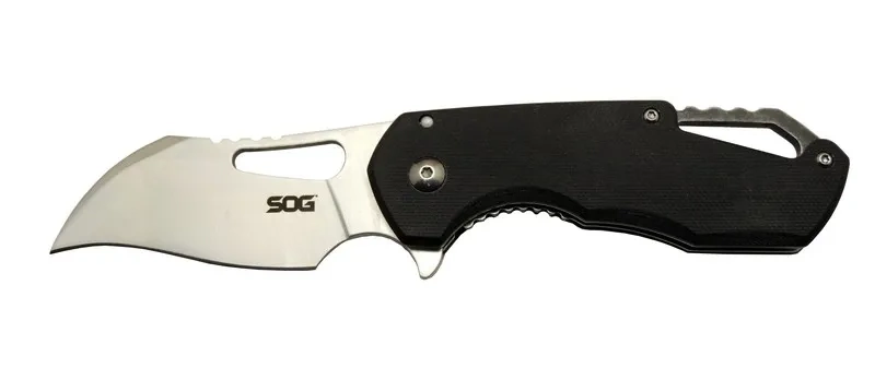 Sog İsonzo 1396bk Siyah Kamp Çakı 18cm - Yarı Otomatik, Kemerlikli, Kutulu
