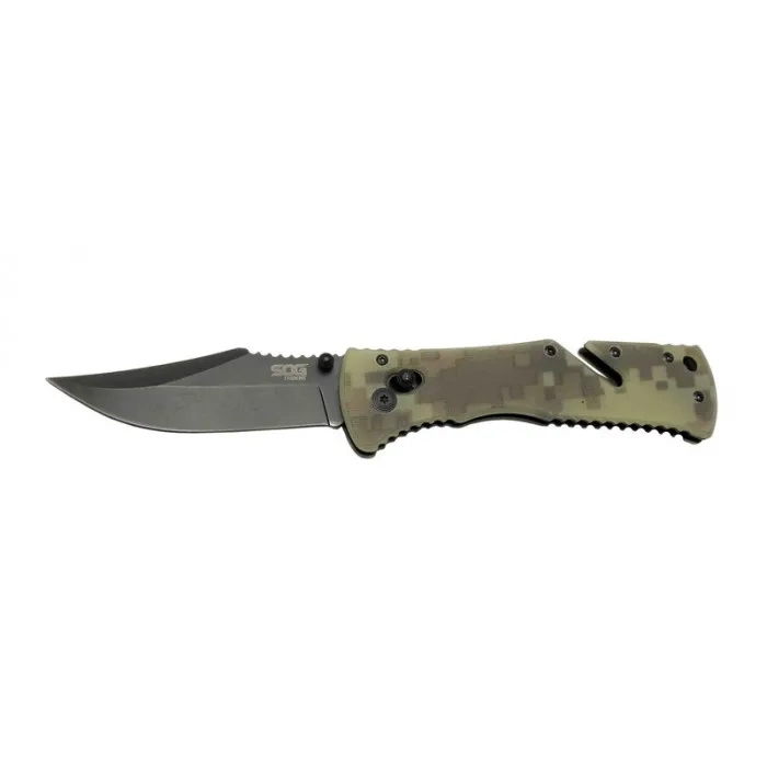 Sog Trident Çakı 21,5 Cm Deri Kılıflı, Kemerlikli