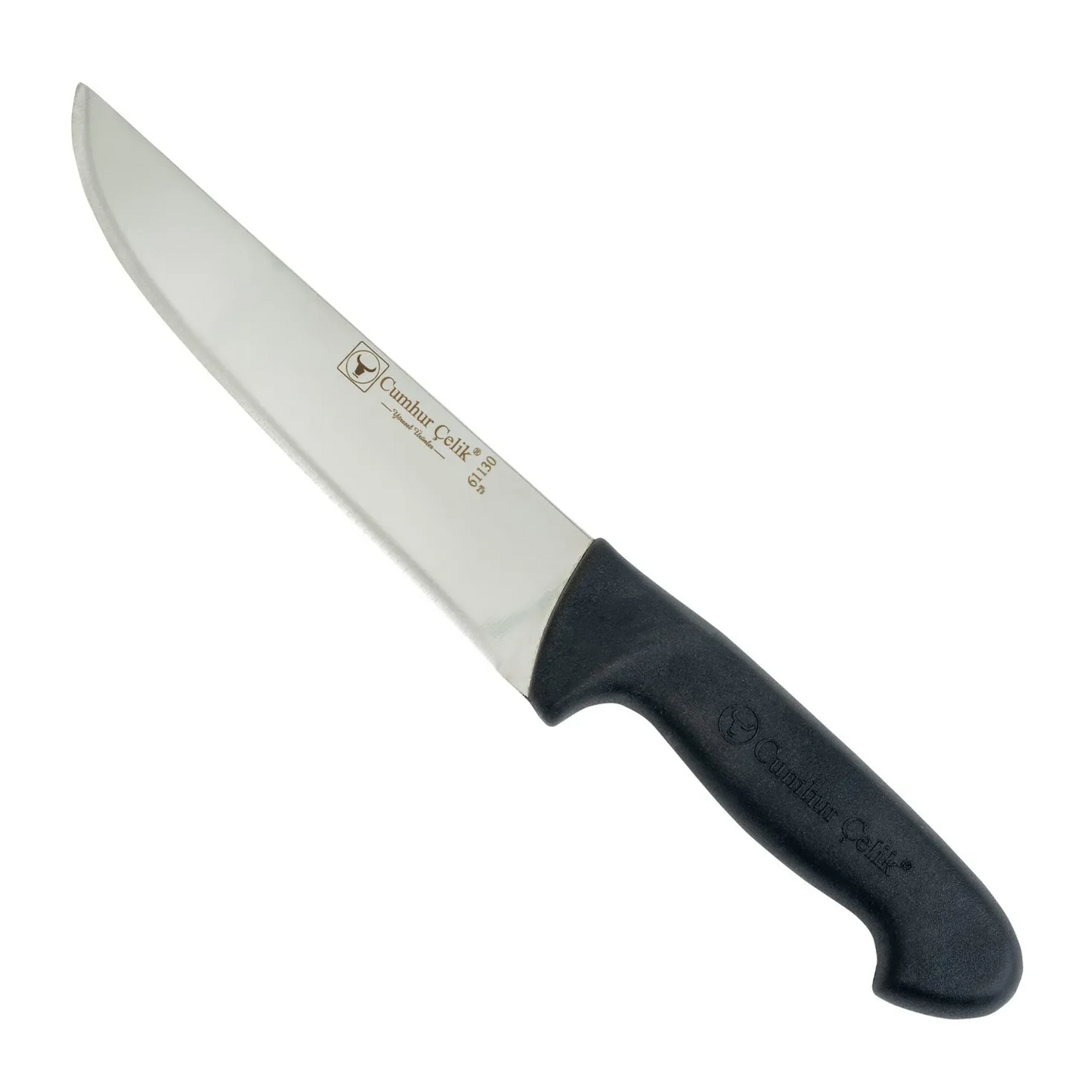 Sürmene Cumhur Çelik 61130 Kasap Kurban Bıçağı, 18 Cm, Kaymaz Sap