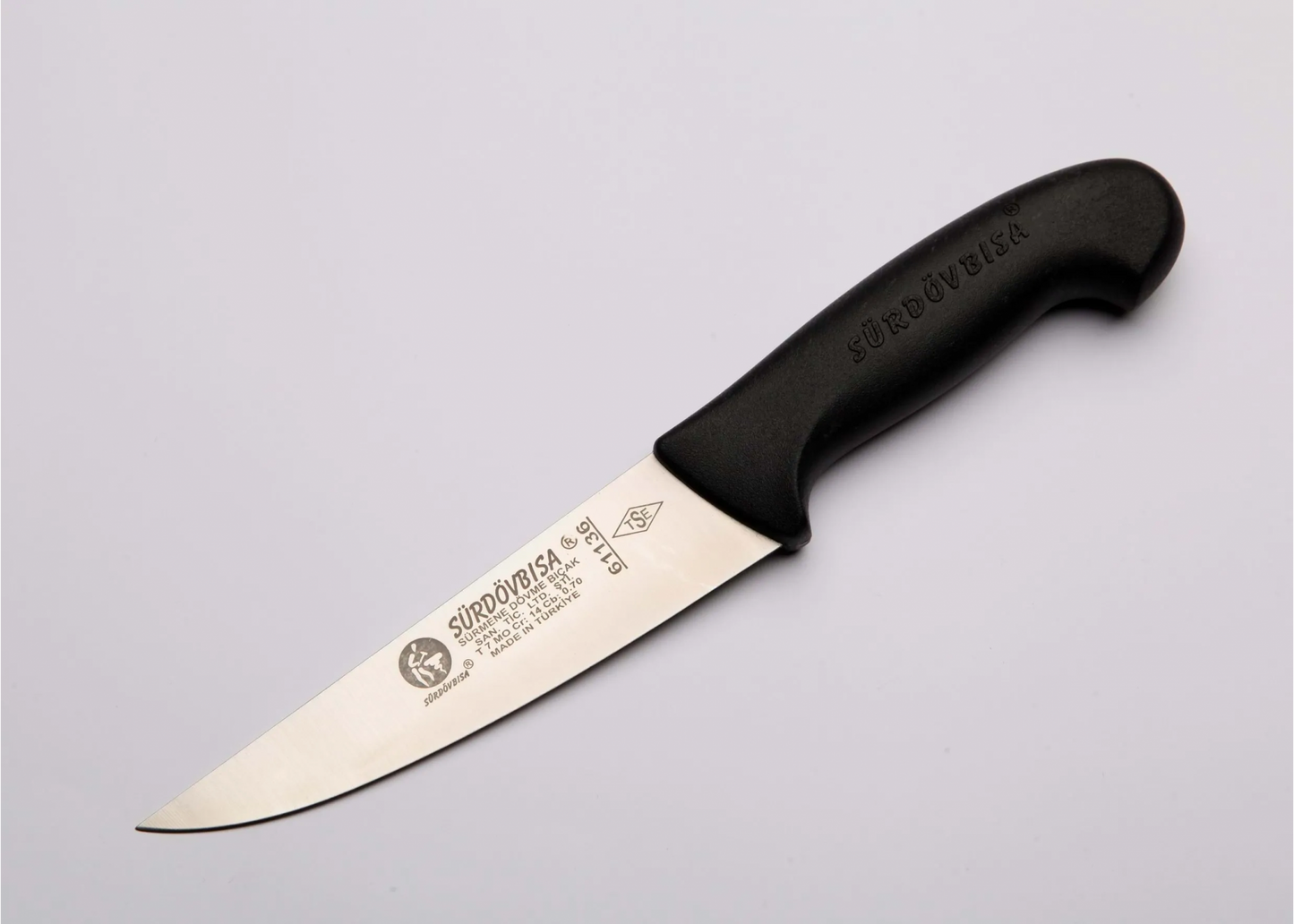 Sürmene Sürdövbısa 61035 Kasap Kurban Yüzme Bıçağı 14.5 Cm, Plastik Sap