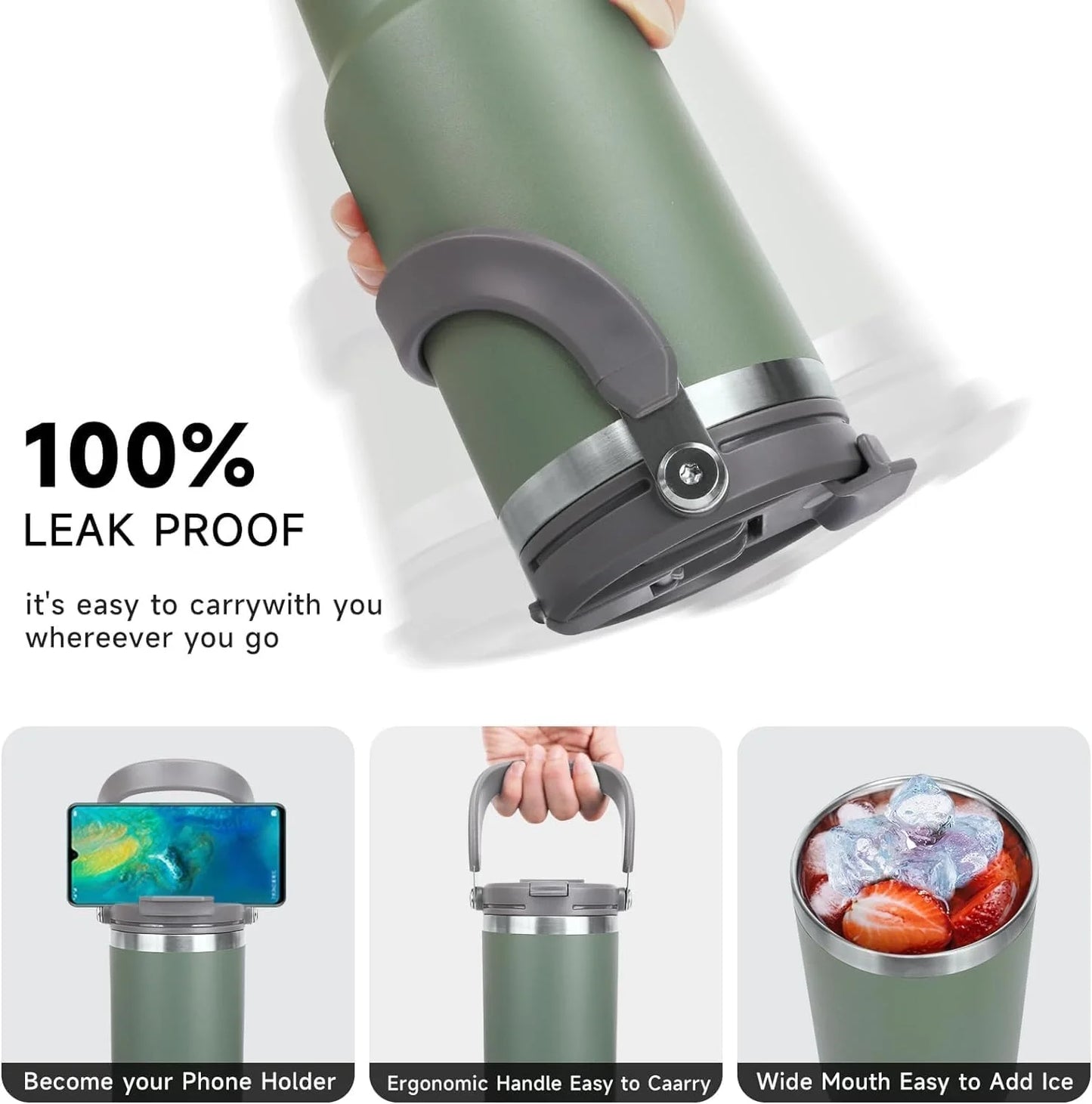 Termos 900 ML Pipetli Termos Bardak (5643)