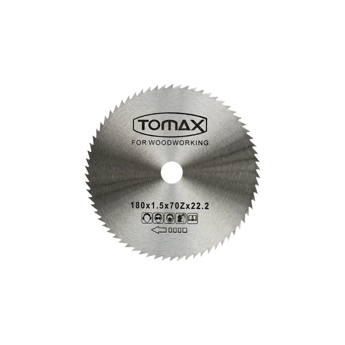 Tomax Ağaç Daire Testeresi (elmassız) 180x1,5 Diş 70z