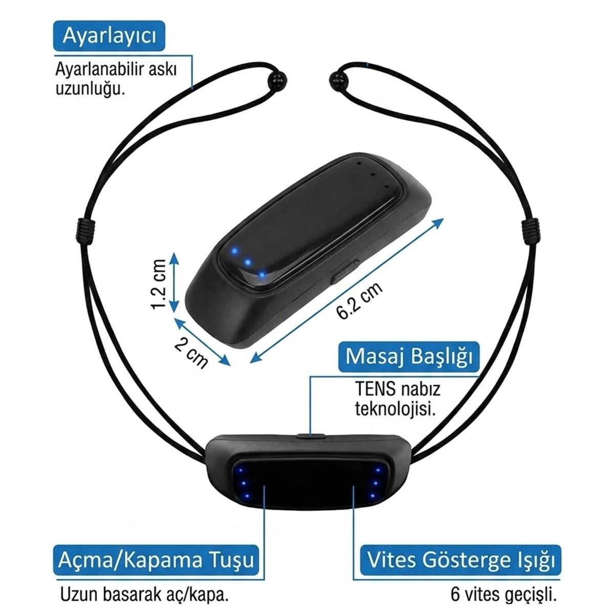 Ultrasonik Horlama Önleyici Cihaz – Uyku Kalitesi Artırıcı Elektrikli Uyku Apnesi Destekleyici Sessiz Uyku Aparatı (5643)