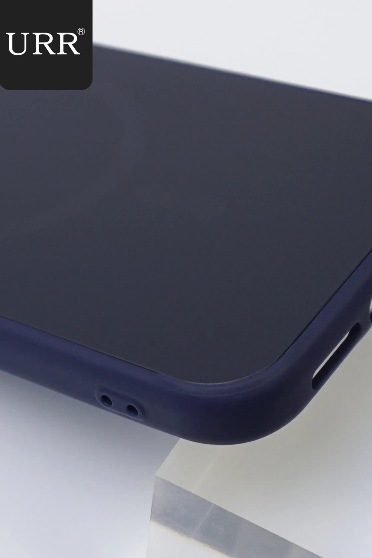 URR Apple iPhone 15 Pro Matte Pure Glass Magsafe Kapak - Siyah