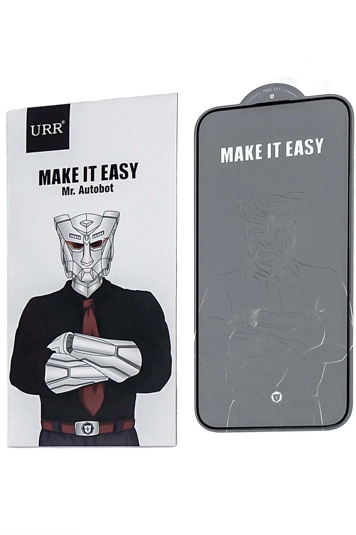 URR Apple iPhone 15 Pro Max 3D Anti Reflection AR Ultra HD Cam Ekran Koruyucu - Siyah