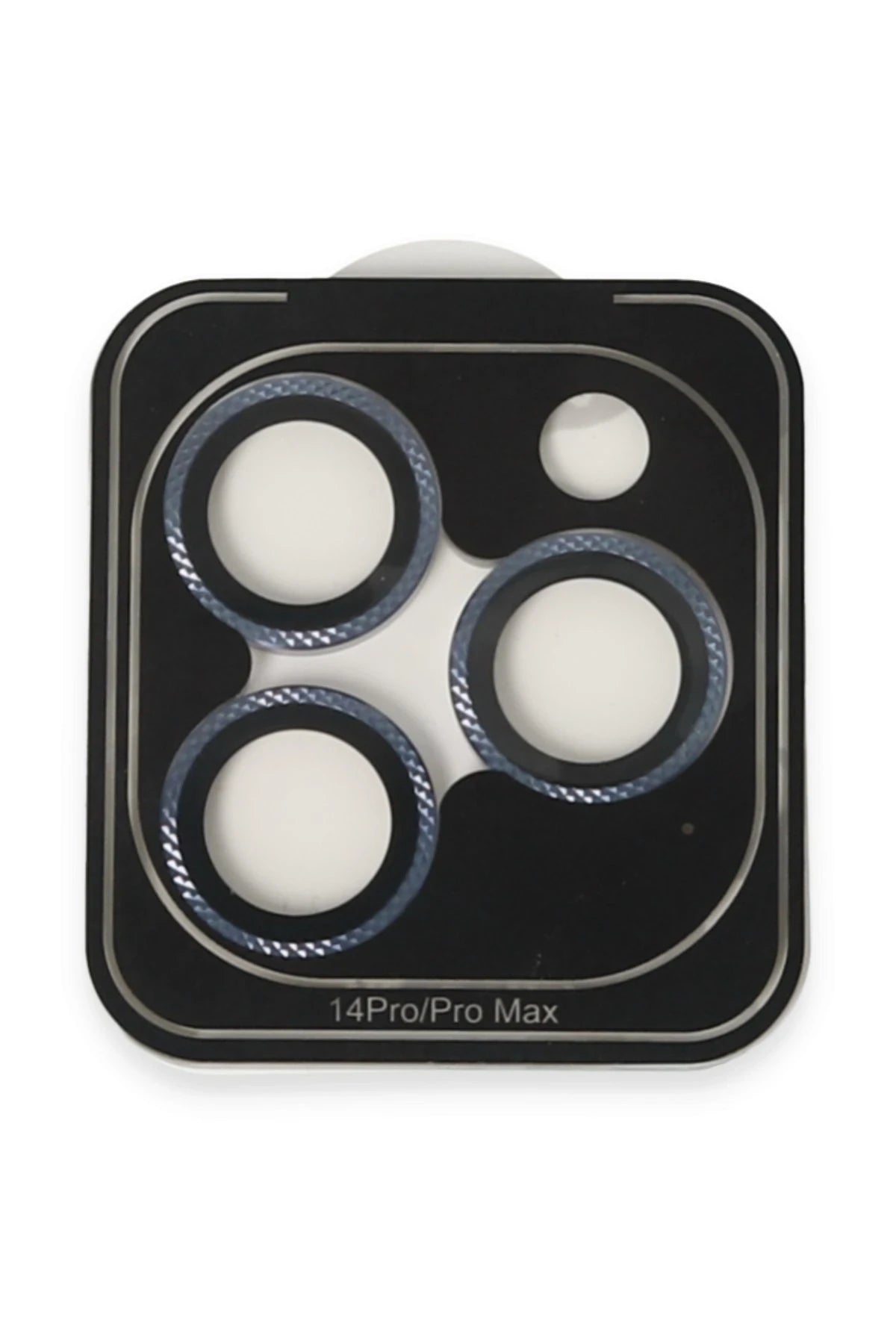 URR Apple iPhone 15 Pro Max Rhomb Snakeskin AR Kamera Lens Koruyucu - Lacivert