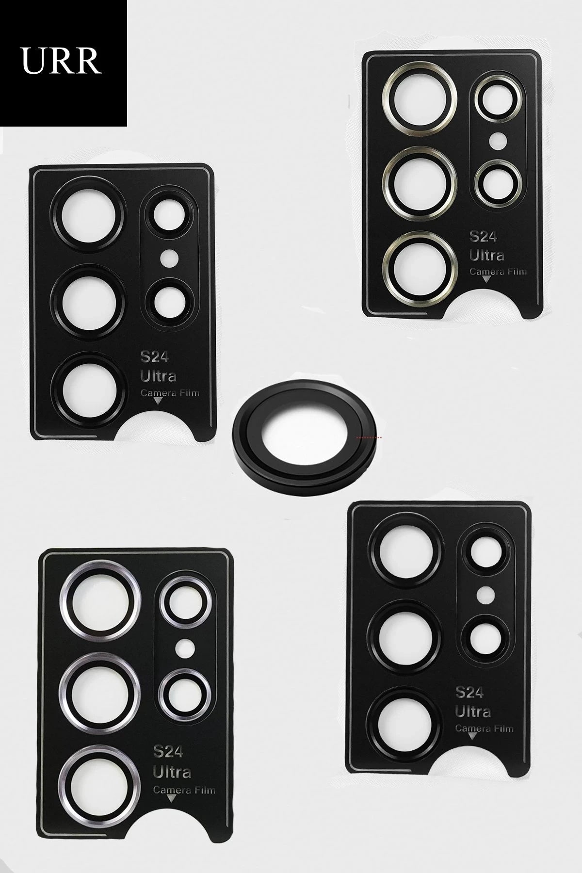 URR Samsung Galaxy S24 Ultra AR Kamera Lens Koruyucu - Siyah
