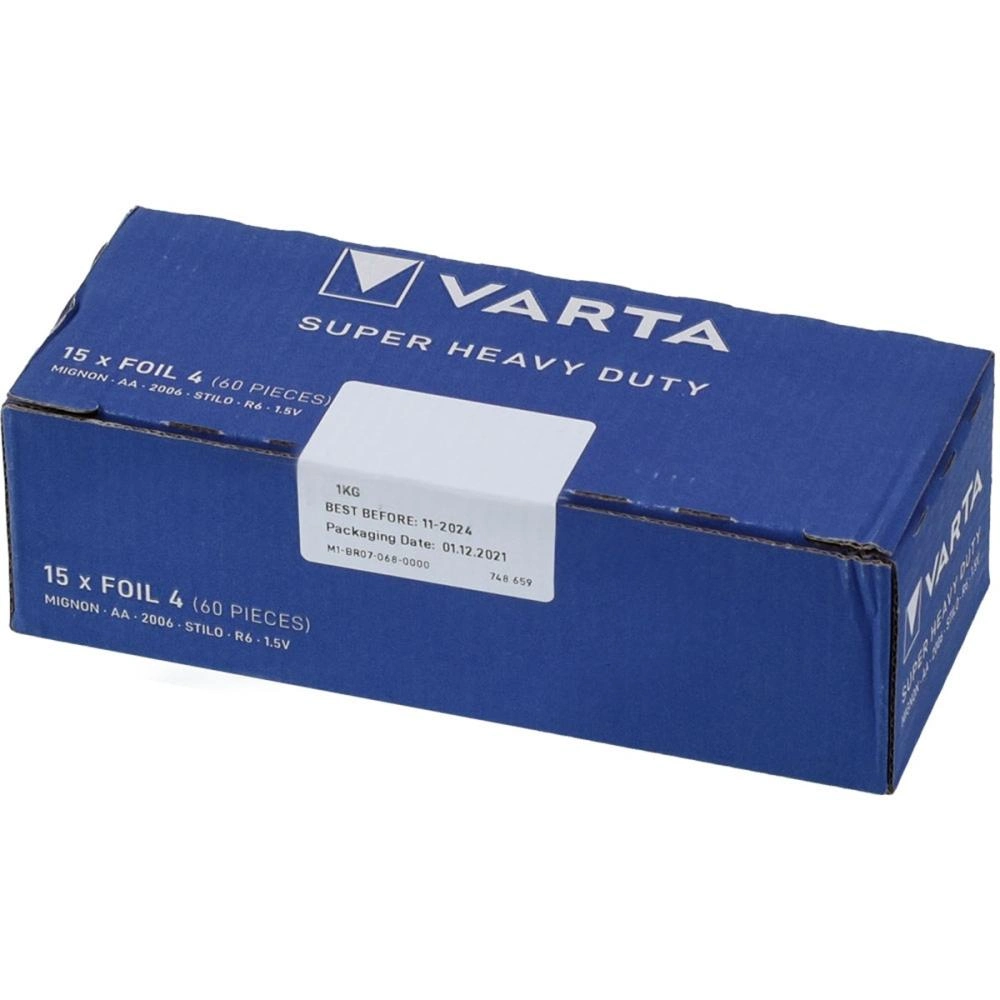 Varta Aa Çinko Karbon Super Life (60'lı Paket)