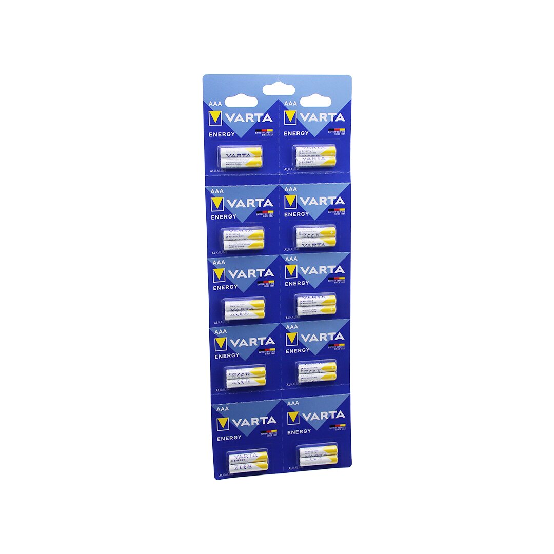 VARTA İNCE PİL ALKALİN 20PCS (5643)