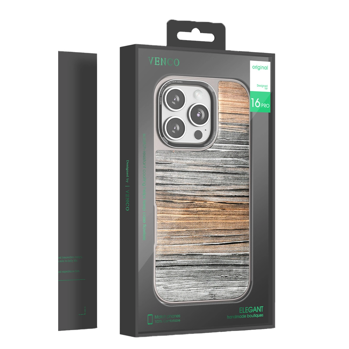 Venco İphone 16 Pro Wave Kapak - Pembe