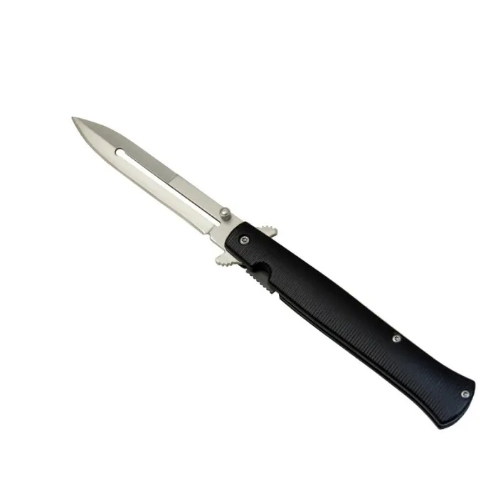 Wenom Çakı Metal Delikli Kabzalı 23 Cm, Yarı Otomatik