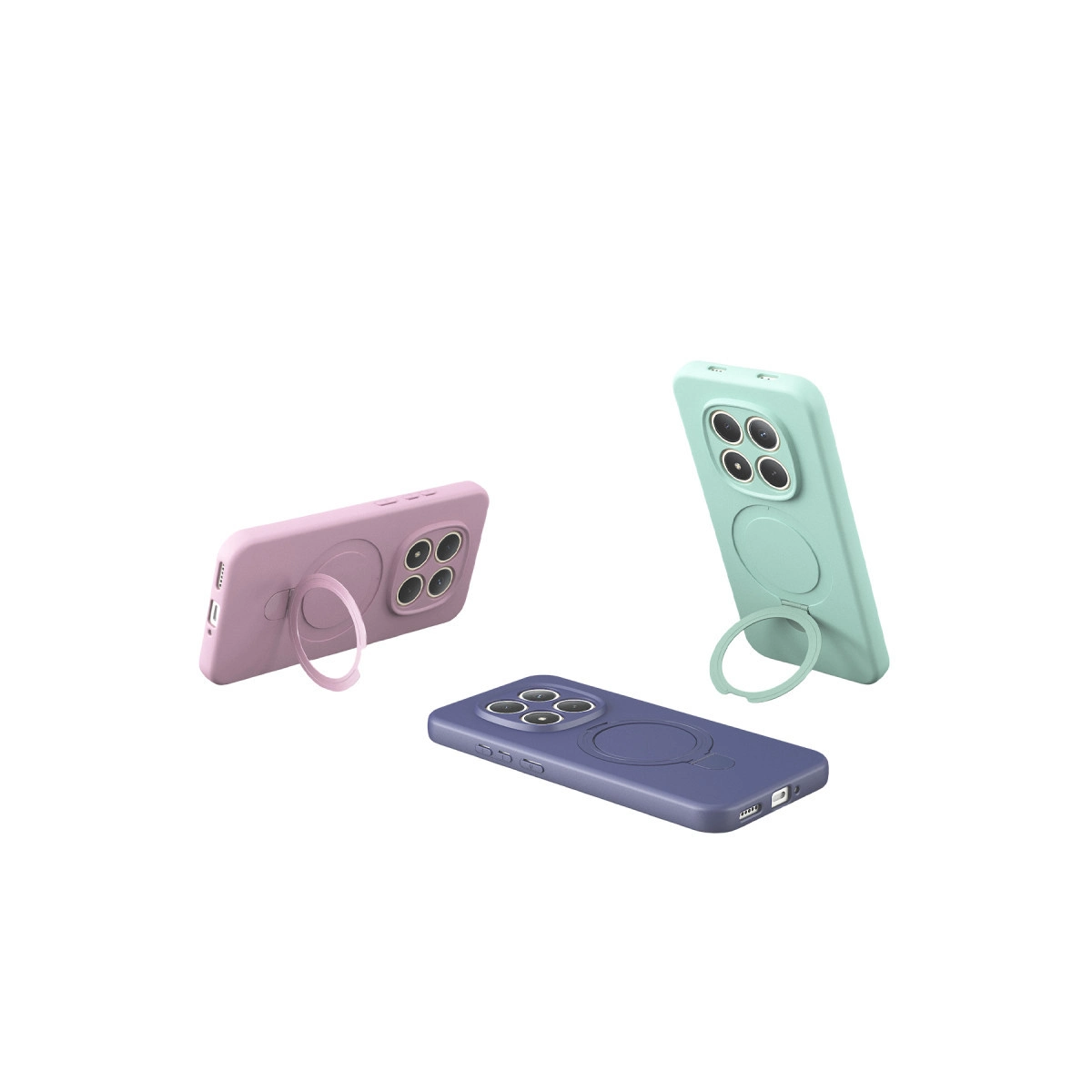 Xiaomi Redmi Note 15 4g Regal Magsafe Standlı Kapak - Çöl Titanyum