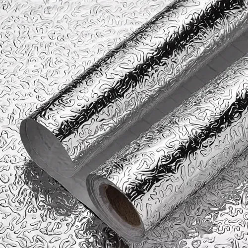 Yapışkanlı Mutfak Folyo Gümüş 40 cm x 10 m
