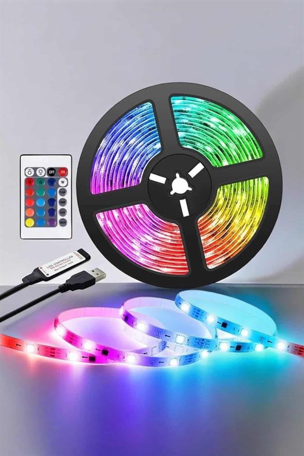 RGB Işıklı 10Metre Şerit Led Kumandalı Yeni Nesil