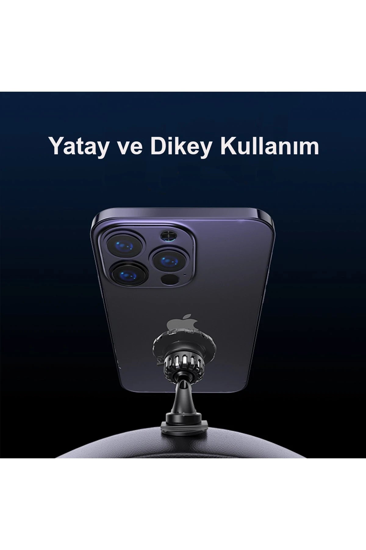 Yesido C153 2in1 Izgara Klipsli ve Yapışkanlı 360 Derece Ayarlanabilir Manyetik Magsafe Araç Tutucu - Siyah