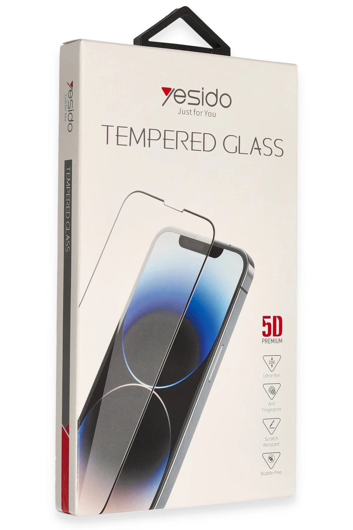 Yesido Apple iPhone 12 Pro Max TG12 5D Cam Ekran Koruyucu - Siyah