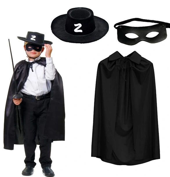 Pelerini Şapkası Ve Maske Seti Çocuk Boy