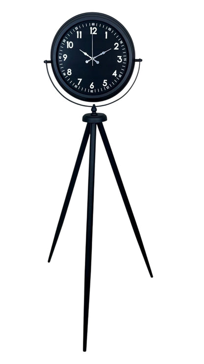 Royal Black Tripod Ayaklı Modern Tasarım Saat