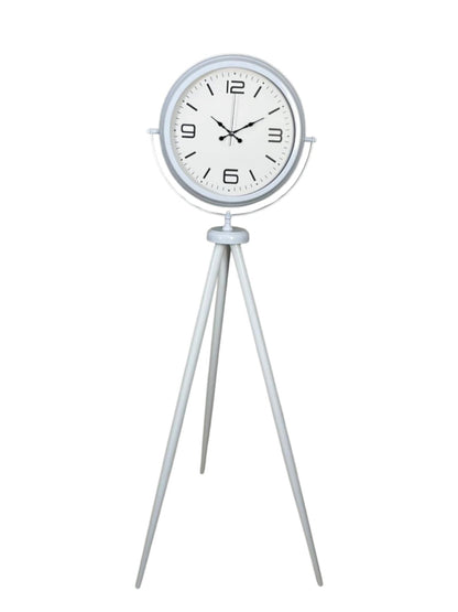 Modern Line Beyaz Tripod Ayaklı Saat