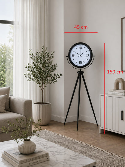Black Balance Tripod Ayaklı Saat