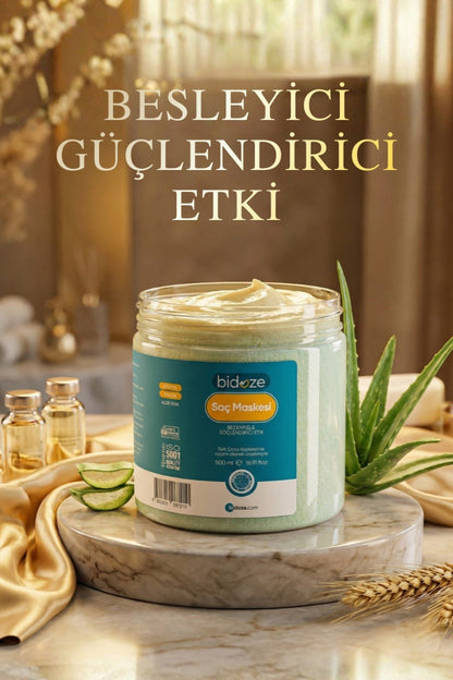 Markasız - Saç Maskesi - BİDOZE KERATİN & KOLAJEN SAÇ MASKESİ 500 ML Profesyonel Boy | Yıpranmı